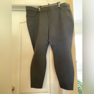 3xl 24/26W TERRA & SKY PULL ON PANTS BNWT Grey